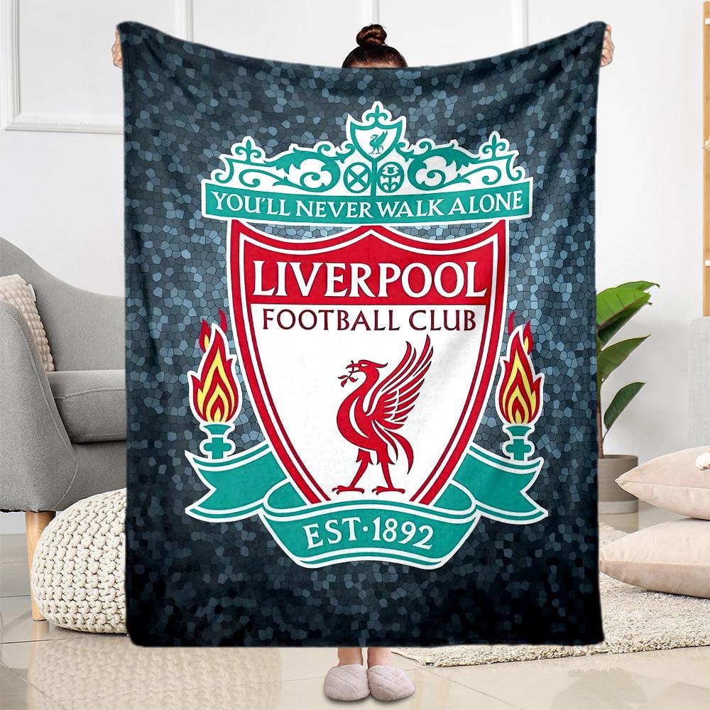 Liverpool Football Club Blanket Comfortable Suitable For Office Chair Chair Bedding For All Occasions Stylish Decor