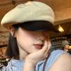 Универсальный берет женский тонкий дышащий ретро британский большой обхват головы шляпа художника показывает лицо маленькая шляпа тренд