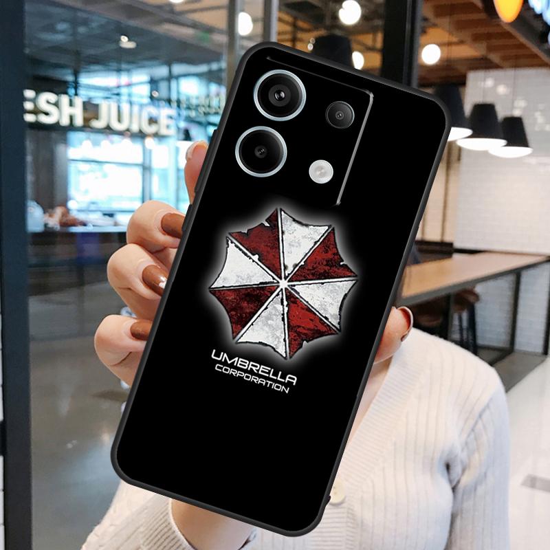 Чехол Umbrella Corporation для Xiaomi Redmi Note 14 Pro 10 11 12 13 15 Pro Plus Redmi 15 10C 12C 13C 14C 15C