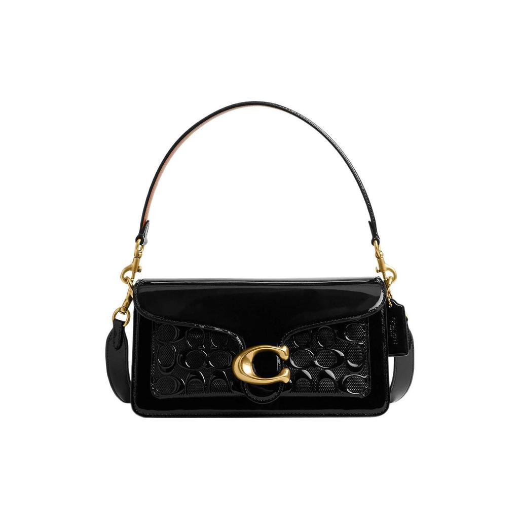 Coach Tabby 26 Minimalist Embossed Classic Monogram Hardware Leather Handbag Women Handbags Black CM554-B4BK