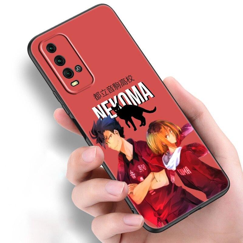 Kozume Kenma Haikyuu аниме силиконовый чехол для телефона для Xiaomi Redmi Note 11 10 9 8 Pro 11T 10T 10S 9S 8T 9 9A 9C 9T черный мягкий чехол