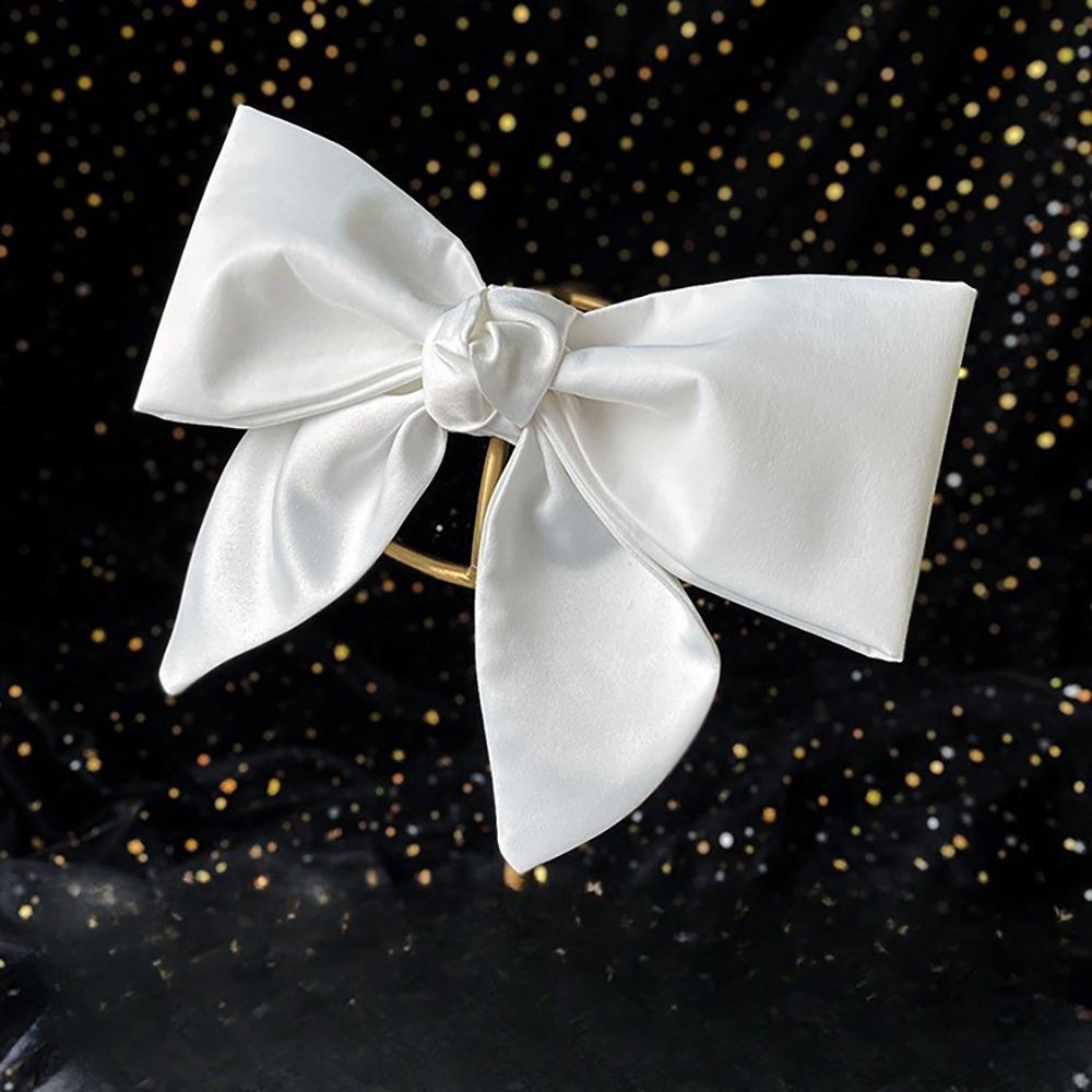 Марлевая Свадебная Фата Многослойная Фата с Жемчугом и Бантом Романтическая Белая Свадебная Фата из Тюля Свадебное Платье