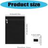 2Pcs Concealed Sewn in Pocket Zippered Closure Canvas Fabric Pocket for Jackets 3XUF
