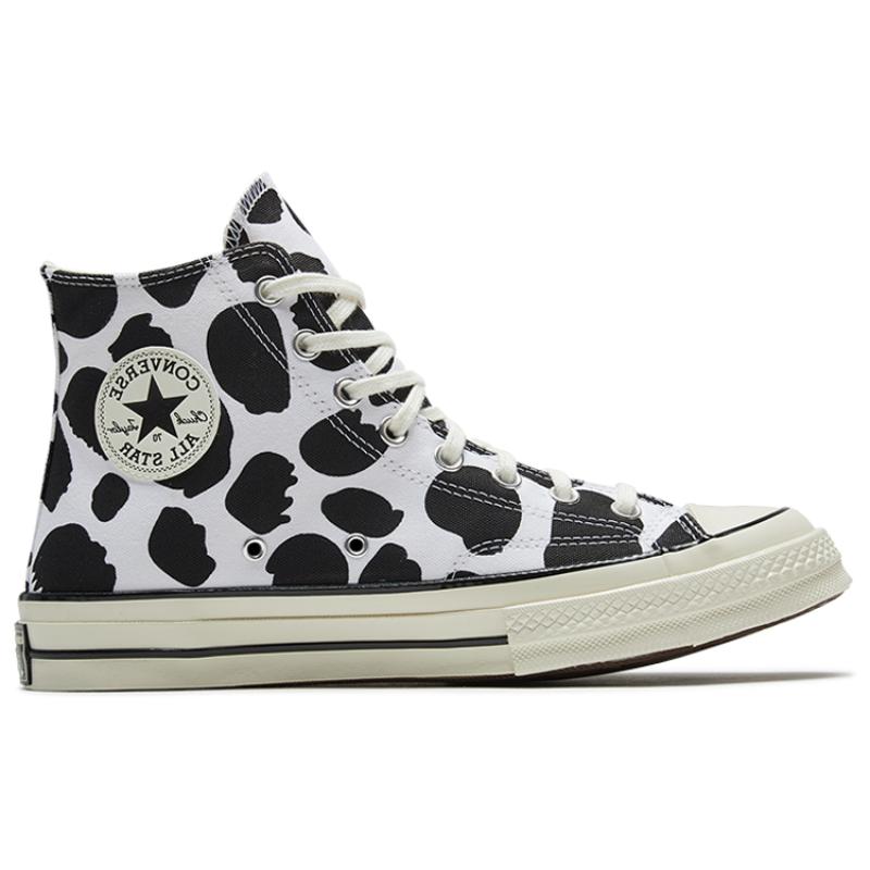 Converse Chuck 70 Анималистичный Принт Корова Высокие Кеды Унисекс Холст Черно-Белый