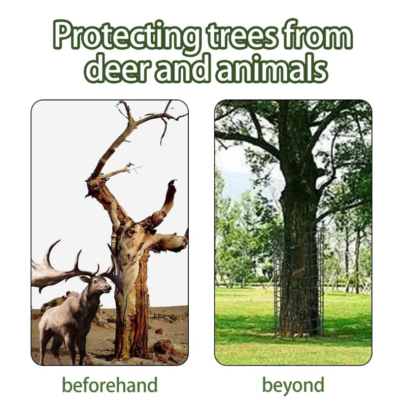 Защитники стволов деревьев 6 шт. Защитники растений с молниями Металлические колышки Садовая защита Обертка для дерева Клетка для защиты от повреждений