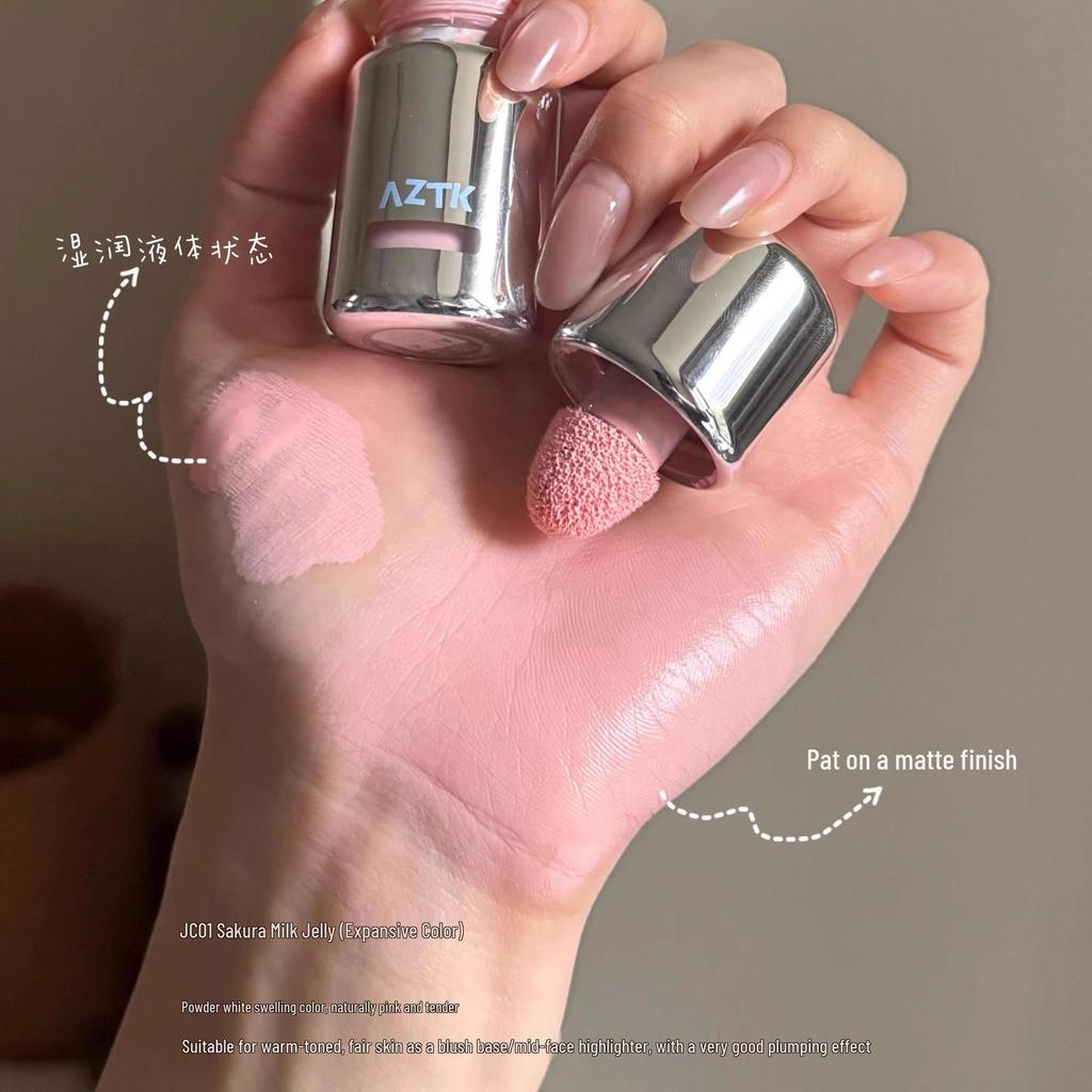 AZTK Liquid Matte Blush & Bronzer for Contouring and Highlighting In Blue and Purple Shades