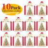 10 Cartoon Christmas Greeting Card Envelopes Set With A Variety Of Creative Christmas Greeting Cards