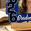 2026 Фоторамка для выпускника Деревянная рамка для выпускного Встает фото 4x6 Для настольного декора Подарки выпускникам 2026 года для старшей школы колледжа