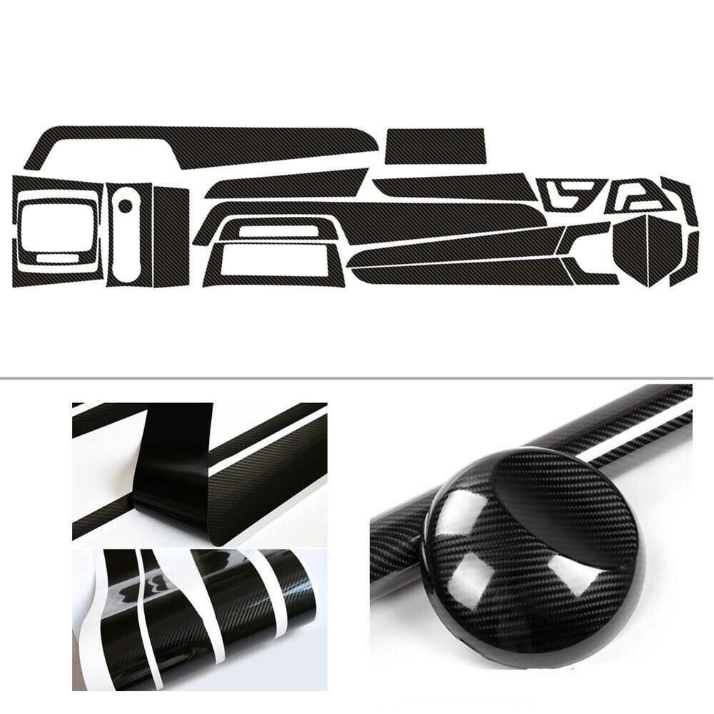Для Mercedes класса C W204 5D Carbon Fiber Pattern Interior DIY Trim Decals