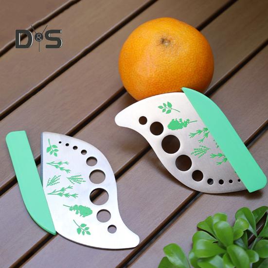 Herb Stripper Leaf Peeler Cutter 9 Holes Kitchen Tool for Kale Basil Thyme Cilantro Rosemary Cooking Utensil for Herb Lovers