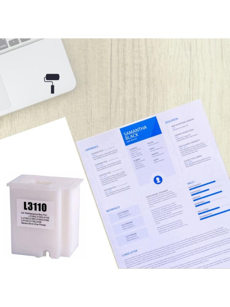 Tank Box Ink Maintenance Waste Absorber Sponge Pad Replacement For L1110 L3100 L3110 L3150 L3160 L3165 L3166 L5190