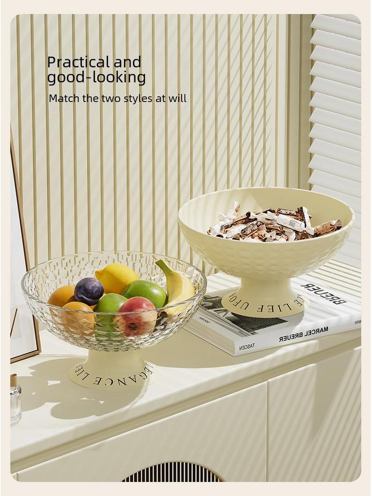 Элегантный роскошный поднос для фруктов и закусок для гостиной или журнального столика