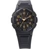 Аналоговые часы Citizen Q&Q 10 АТМ Водонепроницаемые Резиновый ремешок V31A-501VK Мужские Черные