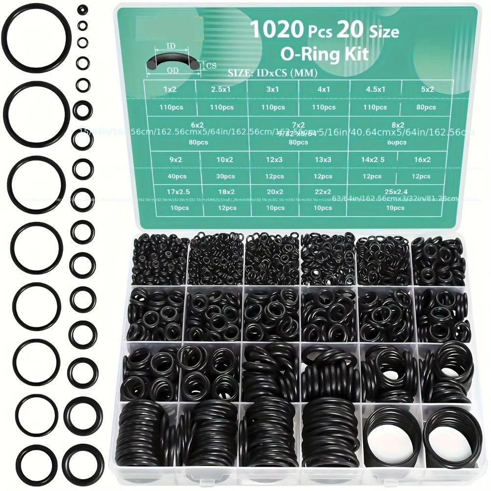 Wear-resistant Seal Rubber O-Rings Durable Automotive A/C Plumbing Repair Plumbing