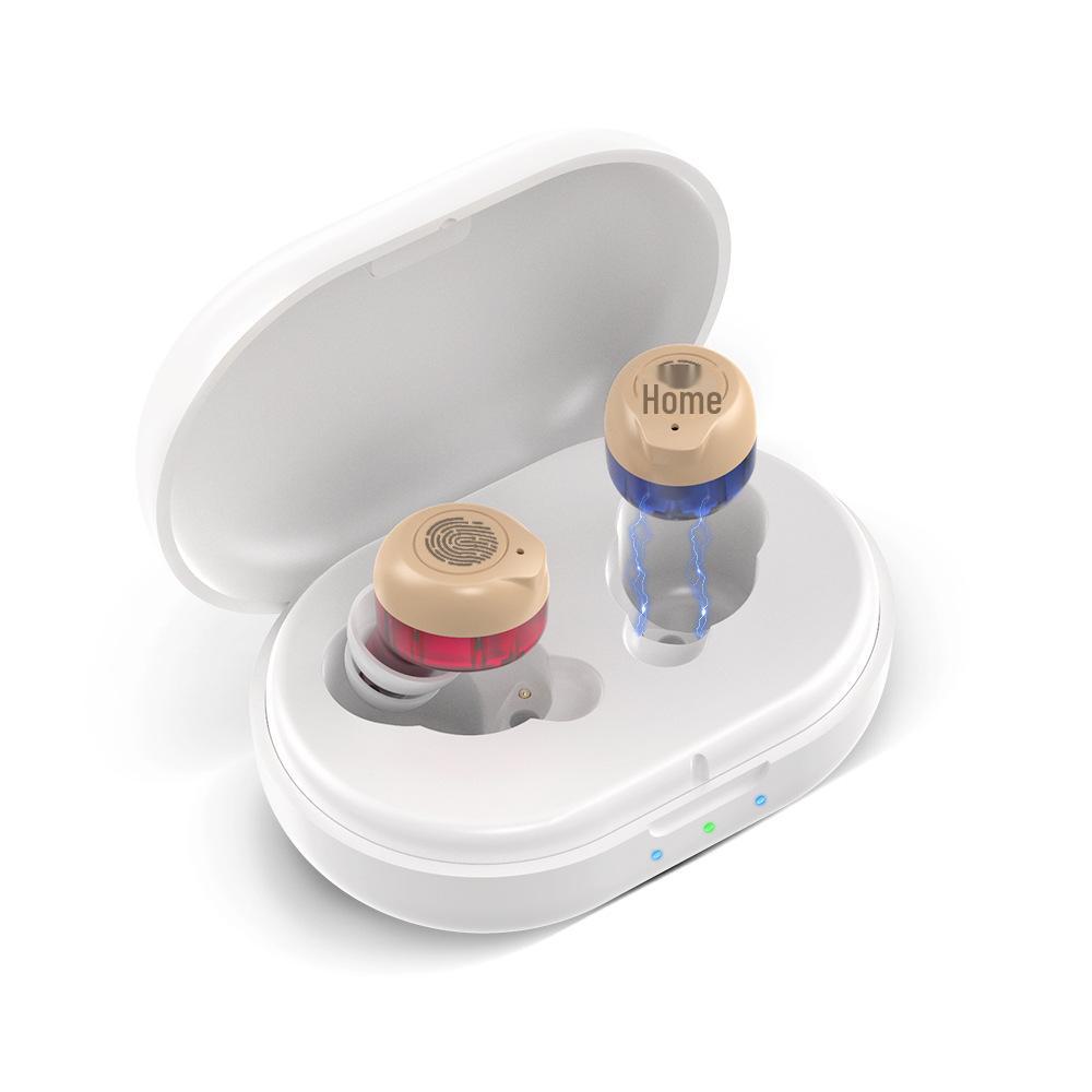 Слуховой аппарат для пожилых людей: Трансграничные внутриканальные наушники с магнитной зарядкой и бинауральным усилителем звука