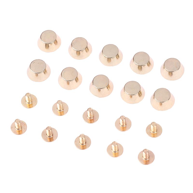 10 комплектов, металлические нижние заклепки для ножек сумки, кожаные заклепки для сумки «сделай сам», защитные заклепки для защиты от износа, аксессуары для ремней сумки