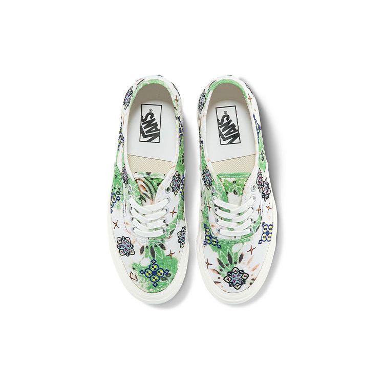 Vans Стиль 44 Классические Повседневные Низкие Кеды для Скейтборда Унисекс Белые Зеленые VN0A7Q5CBHF
