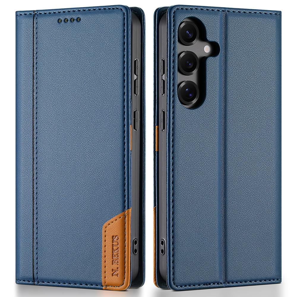 N.BEKUS P3 For Samsung Galaxy A16 5G/4G Case RFID Blocking Wallet Stand PU Leather Flip Phone Cover