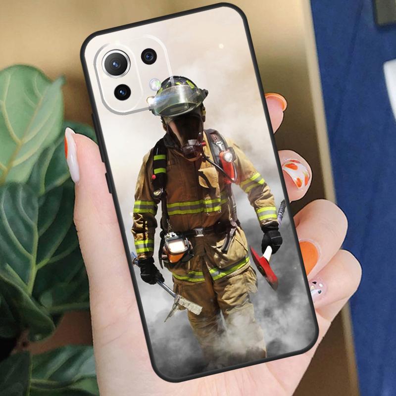 Чехол для телефона Firefighter Heroes Fireman для Xiaomi 15 14 Ultra 13T 14T 15T Pro 17 Pro Max POCO X7 X5 X6 F5 F6 F7 F8 Pro