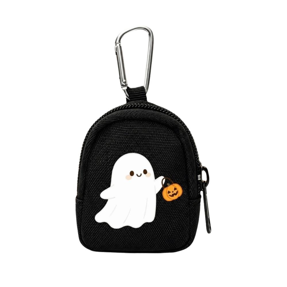 Zippered Dog Training Treat Bag Spill-Proof Pet Treat Pouch Halloween Dog Snack Pack Hiking