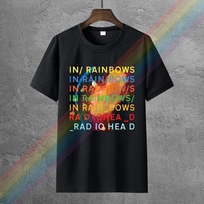 Radiohead in Rainbows Rock Radiohead черная футболка S-5XL хлопковая футболка унисекс модная футболка унисекс обычная