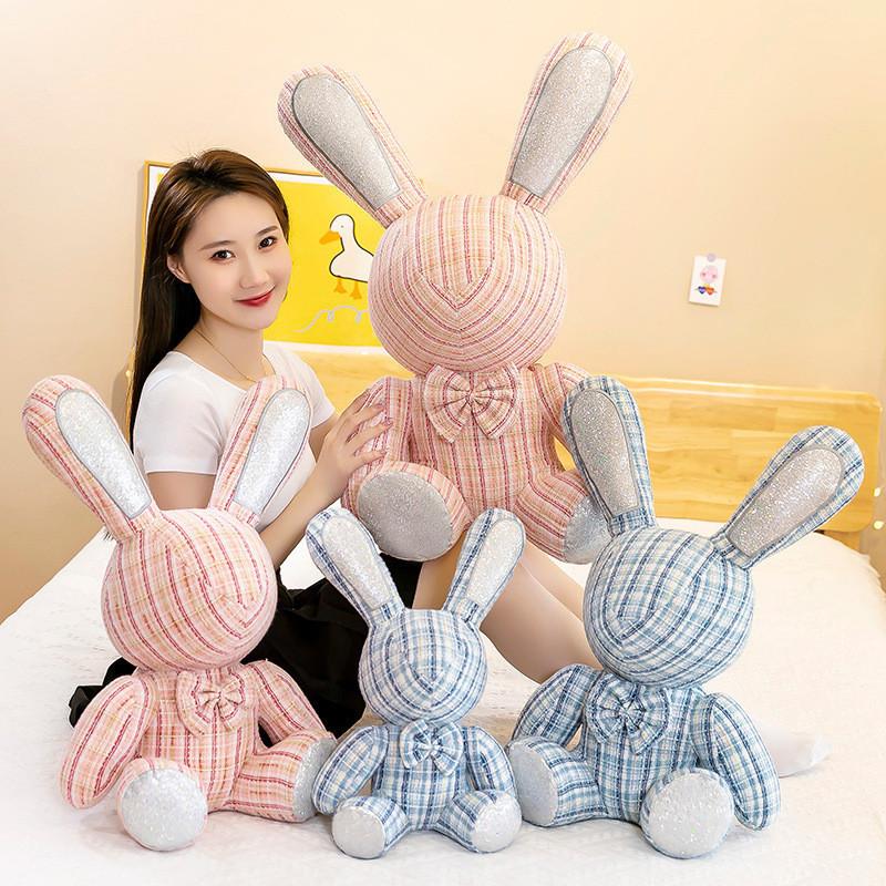 Cute Cartoon Rabbit Simple Creative Plush Toy Children Girls Holiday Doll Gift