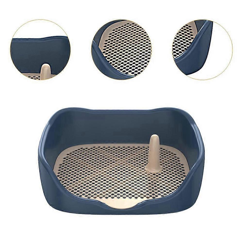 Dog Toilet Training Pad Holder - Indoor Puppy Potty Tray with Mesh Grids for Clean Paws & Floors B