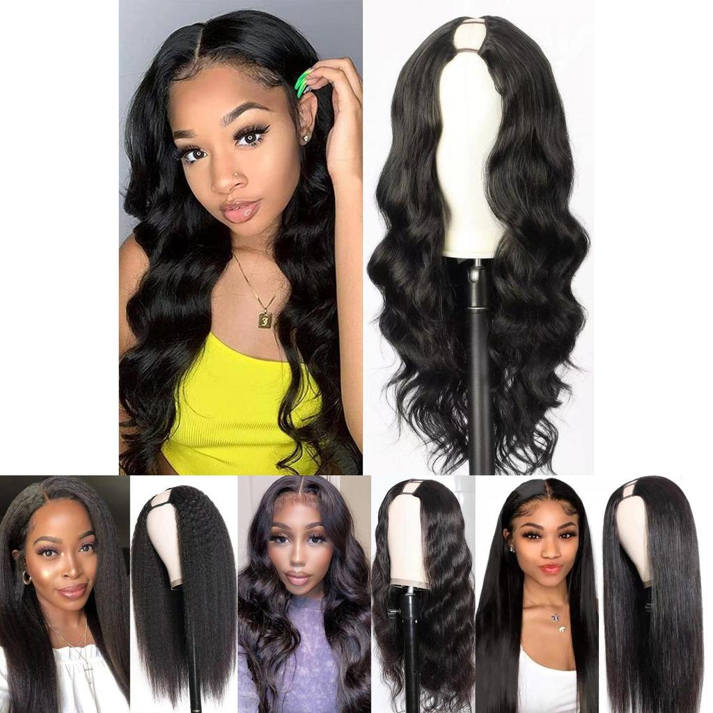 Fashion European Style Wavy Half Wig With Hightemperature Silk For Natural Looks And Versatile Styling