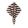 Women Knitted Shawl Wrap Striped Print Cardigan Cape Wool Cashmere Scarf Comfortable Ladies Accessory