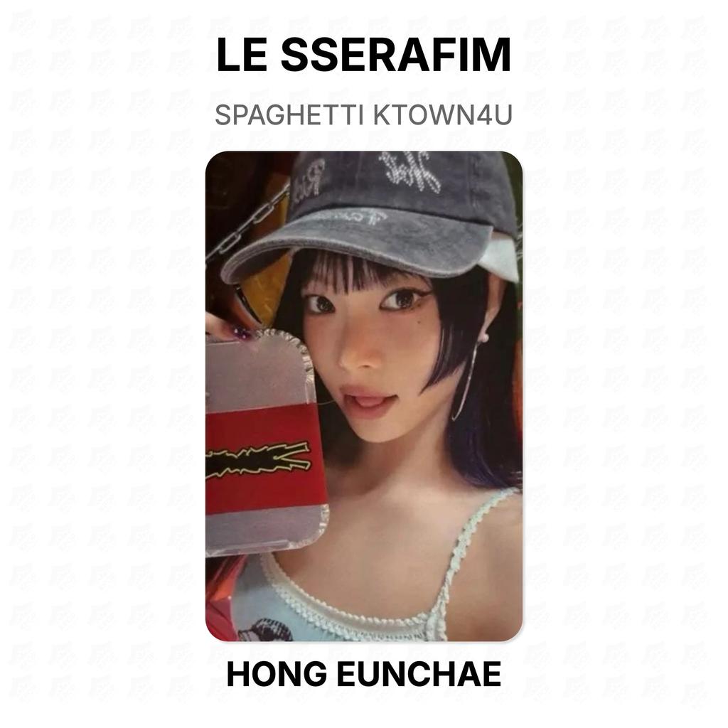 LE SSERAFIM SPAGHETTI KTOWN4U Официальная фотокарточка