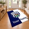 Albion FC Custom Name Personalized Rug Non‑Slip Doormat Floor Carpet Housewarming Birthday Gift for Family Friends