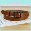 Fashionable Womens Simple Belt Metal Pin Buckle Outdoor Casual Waist Band