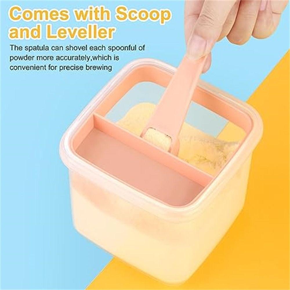 Контейнеры для формул на 600 мл, контейнер для чашек для закусок из полипропилена, портативный дозатор для формул сухого молока, путешествия