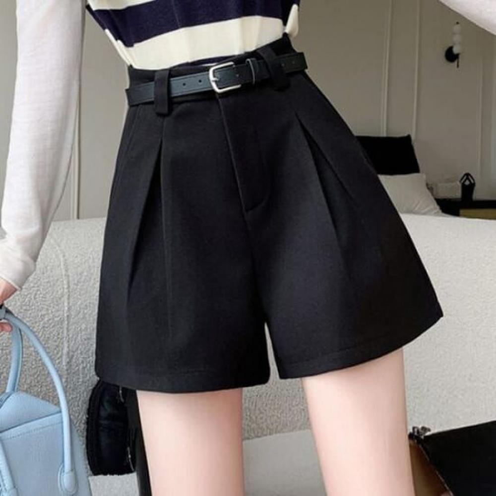 Navava Casual Wool Wide Shorts Np314