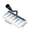 Metal Rake Multifunctional Weeding Hoe Rake Harrow Farm Tool Weeding Scarifier Artifact Agricultural Tools Gardening Lawn