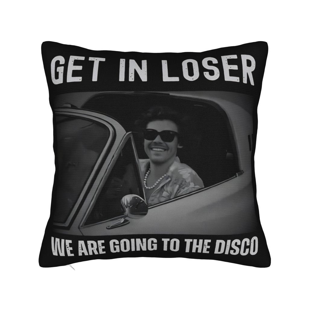 Harrys Styles Kiss All The Time Disco Occasionally Pillowcase Soft Cushion Cover Decorative Throw Pillow Case Cover Home 18''