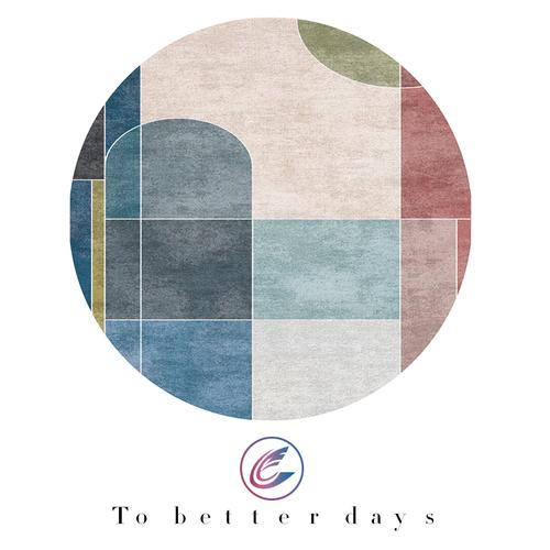 Nordic Style Light Luxury Round Carpet Living Room Decoration Rugs Bedroom Bedside Carpets Home Decor Anti-Slip Chair Floor Mat