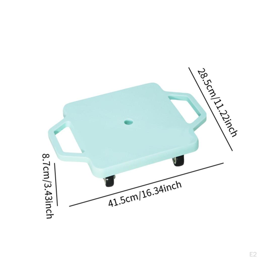 Напольная роликовая доска с ручками, ролики 11,2 дюйма, многоцелевой самокат для дома