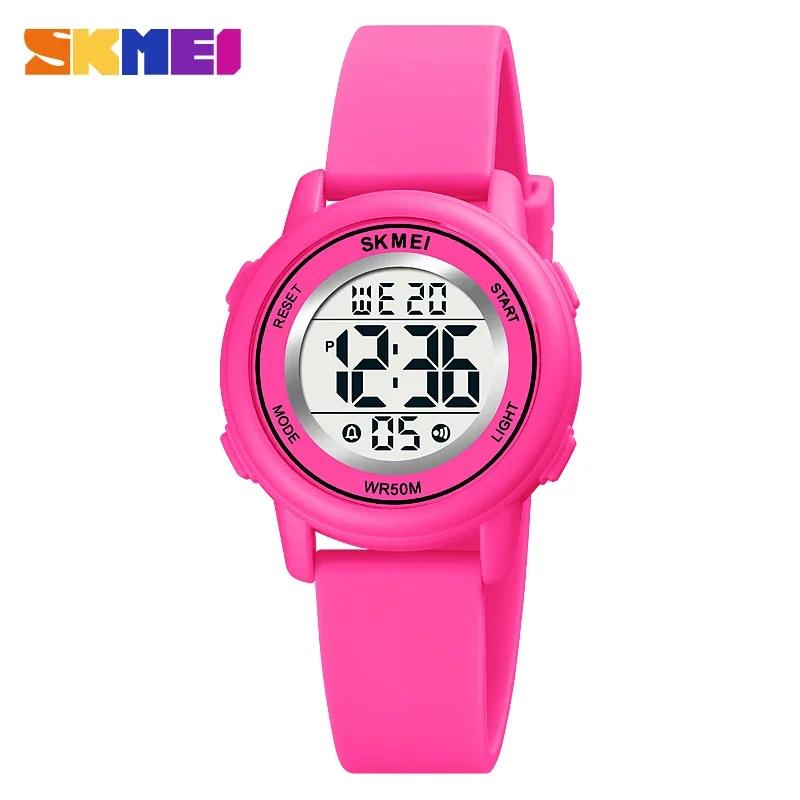 SKMEI Waterproof Alarm Child Watches montre enfant Boys Girls Sport Kids Watch Colorful Led Children Digital Wristwatches 1721
