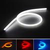 Daytime Running Light Universial Flexible LED Strip Lamp Bright Soft Tube Guide Turn Signal Light