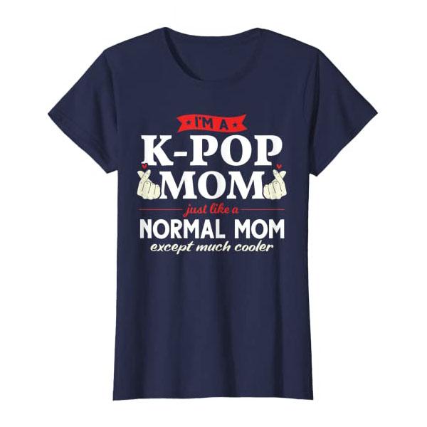 Женская футболка K-pop Мама, как обычная мама, Kpop Мода, Подарок на День Матери, Мама, Цитаты, Графическая футболка, Топ, Наряд для K-драмы