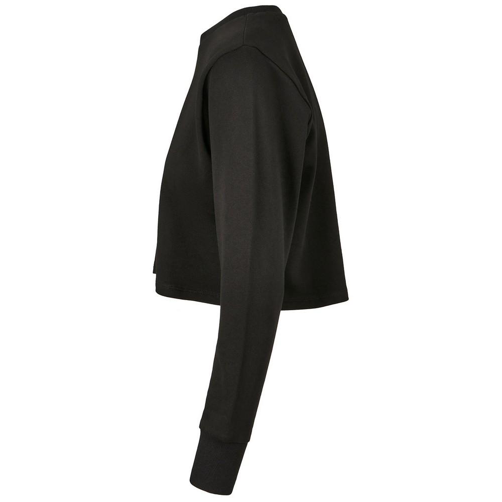 Build Your Brand Womens/Ladies Terrycloth Crop Sweatshirt