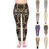 Womens Colorful Snakeskin Prints Stretch Yoga Leggings Fitness Running Gym Sports Active Pants
