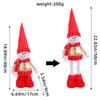 A Variety of Christmas Standing Telescopic Doll Hotel Window Christmas Snowman Elk Doll Decorative Ornaments