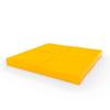 Gymnastic Mat Comett 100x100x10 (4 Piece) - Yellow