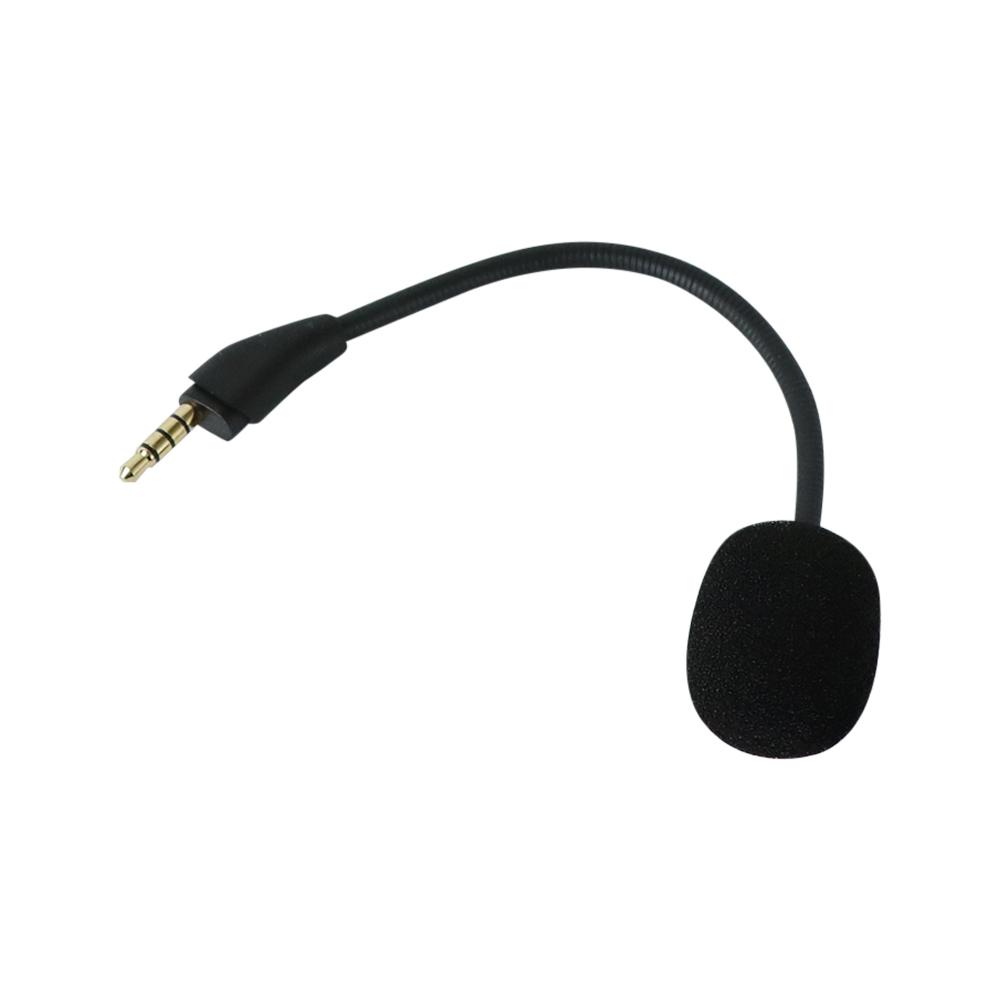 Replacement Game Headphones Mic 3.5mm Elbow 4-section Plug Microphone for Kingston Hyper X Cloud 3 III Gaming Headset 6