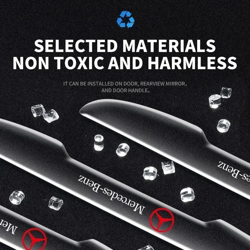 4PCS Car Door Transparent Bumper Guard Anti-Collision Protector for Mercedes Benz W212 W204 W211W168 W213 W205 W210 W108 W124 p7