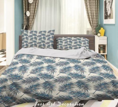 Comforter Palm Leaves Bed Decoration First Choice Gift Suitable For Children Kids And Adults Soft Warm And Breathable