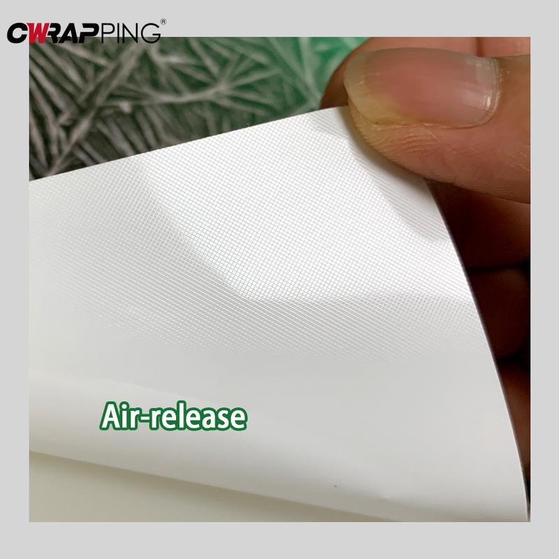 Car Body Film DIY Car Stickers Ice Crack Green Vinyl Wrap Color Change Film PVC Waterproof Auto Body Decoration Auto Accessories