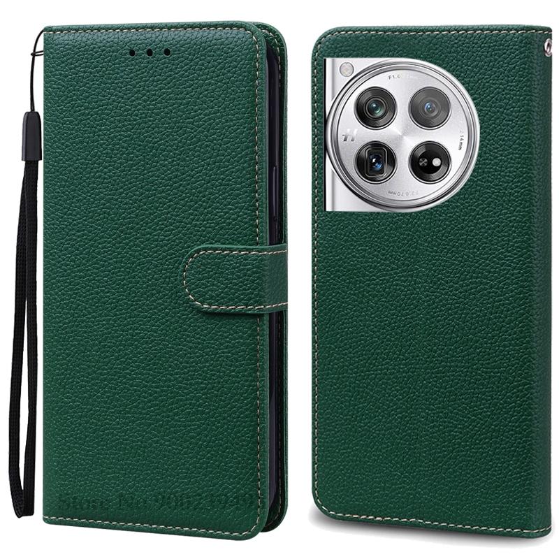 For Oneplus 12 Case Leather Wallet Flip Cover Phone Case For Oneplus 12 Coque Fundas For One Plus 12 Oneplus12 Phone Case Fundas
